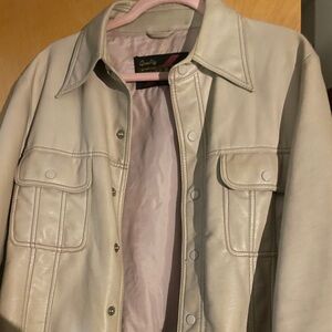 Vintage Sears (Large) The Men's Store Cream Retro Eclectic Grandpa Jacket